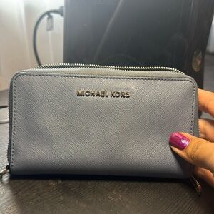 Michael kors wallet with phone pocket and card slots